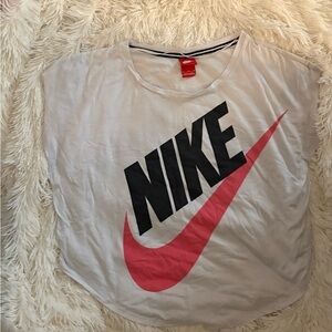 Nike White T-Shirt with Black Trim